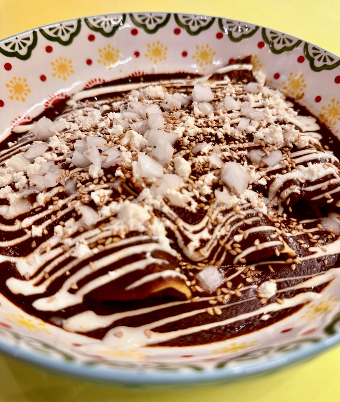 ENCHILADAS DE MOLE